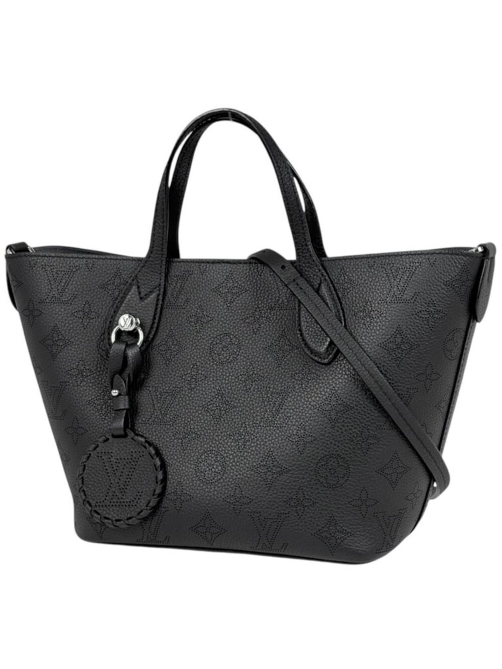 Louis Vuitton Blossom PM Handbag 2-Way Monogram Mahina Noir